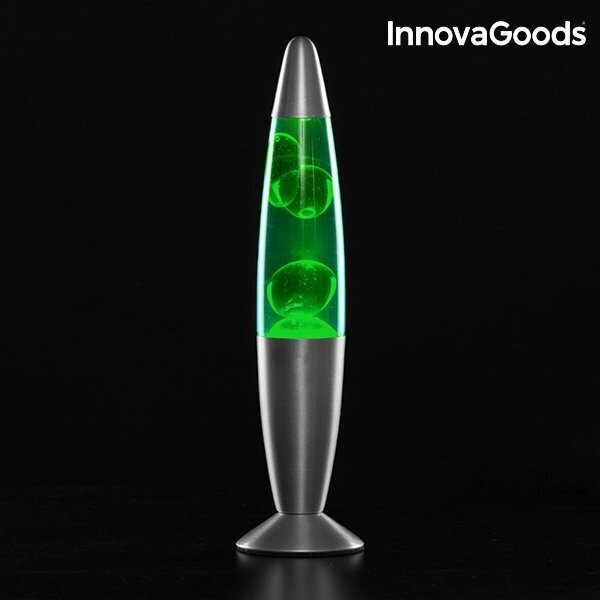 Lavas lampa InnovaGoods, zaļa цена и информация | Galda lampas | 220.lv