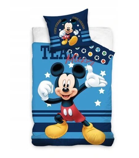 Bērnu gultas veļas komplekts Mickey Mouse, 140x200, 2 daļas cena un informācija | Bērnu gultas veļa | 220.lv