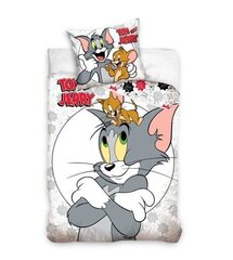 Bērnu gultasveļas komplekts Tom and Jerry, 150x210, 2 daļas cena un informācija | Bērnu gultas veļa | 220.lv