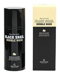 Пенящаяся маска для лица с муцином улитки THE SKIN HOUSE Black Snail Bubble Mask, 100 мл цена и информация | Маски для лица, патчи для глаз | 220.lv