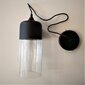 Piekaramā lampa E27, melna cena un informācija | Lustras | 220.lv
