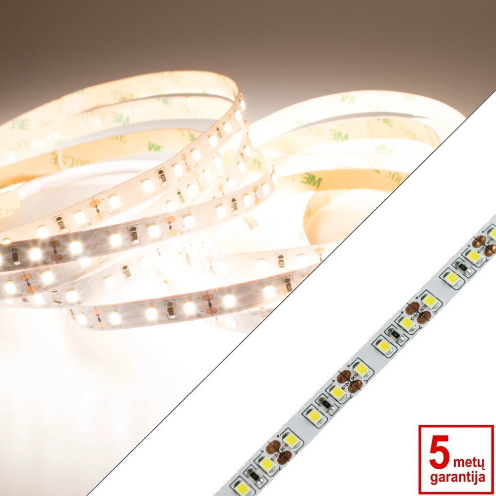 LED lente 12 V 12 V / m 4000 K SMD2835 Prestige IP20 120 LED, neitrāli balta cena un informācija | LED lentes | 220.lv