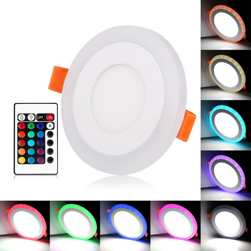 LED panelis ar tālvadības pulti cena un informācija | Iebūvējamās lampas, LED paneļi | 220.lv