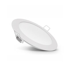 LED panelis 6 W 3000 K Silts balta gaisma Apaļš cena un informācija | Iebūvējamās lampas, LED paneļi | 220.lv