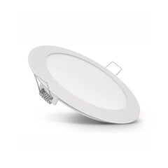 Светодиодная панель 6Вт 4000K Нейтральный белый свет Круглая цена и информация | Монтируемые светильники, светодиодные панели | 220.lv