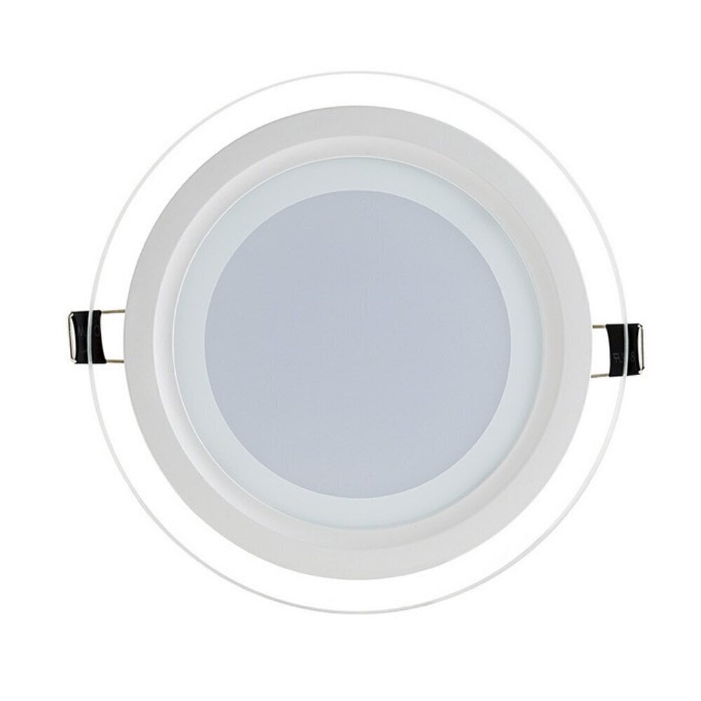 LED panelis 6 W 3000 K Silts balta gaisma Apaļš cena un informācija | Iebūvējamās lampas, LED paneļi | 220.lv