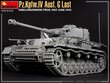 Līmējams modelis MiniArt 35333 Pz.Kpfw.IV Ausf. G Last/Ausf. H Early. NIBELUNGENWERK PROD. MAY-JUNE 1943. 2 IN 1 INTERIOR KIT 1/35 cena un informācija | Līmējamie modeļi | 220.lv