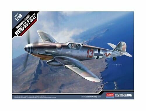 Līmējams modelis Academy 12321 Messerschmitt Bf109G-6/G-2 JG27 1/48 цена и информация | Līmējamie modeļi | 220.lv