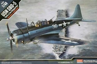 Клейкая модель Academy 12329 USN SBD-5 ​​Battle of the Philippine Sea 1/48 цена и информация | Склеиваемые модели | 220.lv