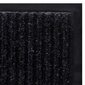 vidaXL durvju paklājs, melns, 160x220 cm, PVC цена и информация | Kājslauķi | 220.lv