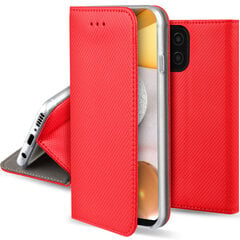 Перекидной чехол Moozy для Samsung A42 5G - красный магнитный откидной футляр с держателем для карт и подставкой цена и информация | Чехлы для телефонов | 220.lv