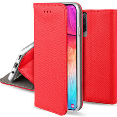 Перекидной чехол Moozy для Samsung A50 - красный магнитный откидной футляр с держателем для карт и подставкой цена и информация | Чехлы для телефонов | 220.lv