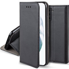 Moozy magnētisks telefona maciņš ar karšu turētāju un statīva funkciju saderīgs ar Samsung S21 5G, Samsung S21 telefona modeli - Melns cena un informācija | Telefonu vāciņi, maciņi | 220.lv
