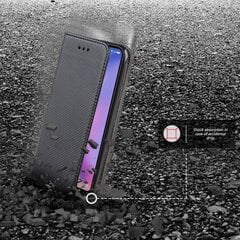 Moozy magnētisks telefona maciņš ar karšu turētāju un statīva funkciju saderīgs ar Xiaomi Mi 8 Lite telefona modeli - Melns cena un informācija | Telefonu vāciņi, maciņi | 220.lv