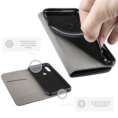 Перекидной чехол Moozy для Xiaomi Mi A2, Mi 6X - черный магнитный откидной футляр с держателем для карт и подставкой цена и информация | Чехлы для телефонов | 220.lv
