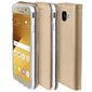 Moozy magnētisks telefona maciņš ar karšu turētāju un statīva funkciju saderīgs ar Samsung A5 2017 telefona modeli - Zelta cena un informācija | Telefonu vāciņi, maciņi | 220.lv