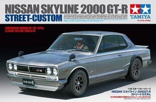 Tamiya - Nissan Skyline 2000 GT-R Street Custom, 1/24, 24335 cena un informācija | Konstruktori | 220.lv