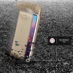 Перекидной чехол Moozy для Huawei P20 Lite - Золотой магнитный откидной футляр с держателем для карт и подставкой цена и информация | Чехлы для телефонов | 220.lv