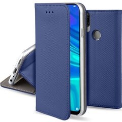 Перекидной чехол Moozy для Huawei P Smart 2019, Honor 10 Lite - Темно-синий магнитный откидной футляр с держателем для карт и подставкой цена и информация | Чехлы для телефонов | 220.lv
