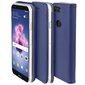 Moozy magnētisks telefona maciņš ar karšu turētāju un statīva funkciju saderīgs ar Huawei P Smart telefona modeli - Tumši zils cena un informācija | Telefonu vāciņi, maciņi | 220.lv