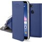 Moozy magnētisks telefona maciņš ar karšu turētāju un statīva funkciju saderīgs ar Huawei P Smart telefona modeli - Tumši zils cena un informācija | Telefonu vāciņi, maciņi | 220.lv