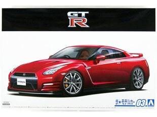 Aoshima - Nissan R35 GT-R Pure Edition '14, 1/24, 05857 цена и информация | Конструкторы и кубики | 220.lv