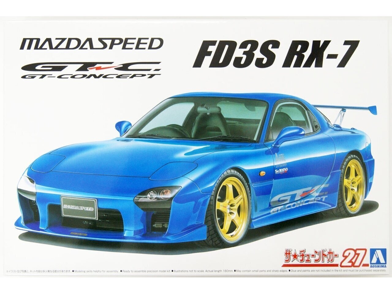 Aoshima - Mazda speed FD3S RX-7 A Spec GT Concept `99, 1/24, 06147 цена |  220.lv