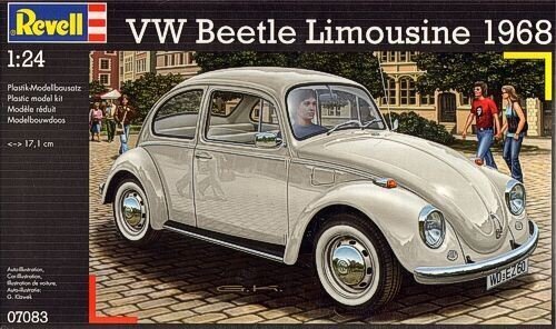 Revell - VW Beetle Limousine 1968, 1/24, 07083 цена и информация | Konstruktori | 220.lv