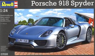 Revell - Porsche 918 Spyder, 1/24, 07026 cena un informācija | Konstruktori | 220.lv