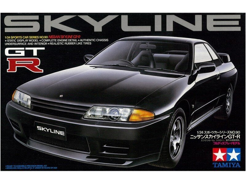 Tamiya - Nissan Skyline GT-R R32 1989, 1/24, 24090 cena un informācija | Konstruktori | 220.lv