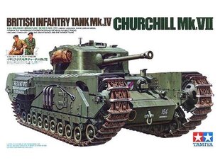 Tamiya - British Infantry Tank Mk.IV Churchill Mk.VII, 1/35, 35210 цена и информация | Конструкторы и кубики | 220.lv