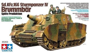 Tamiya - Sd.Kfz.166 Sturmpanzer IV Brummbär, Scale:1/35, 35353 cena un informācija | Konstruktori | 220.lv