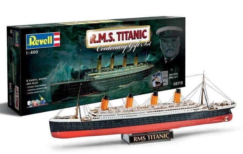 Revell - 100 Years Titanic (Spec.Edition) Model Set, 1/400, 05715 cena un informācija | Konstruktori | 220.lv