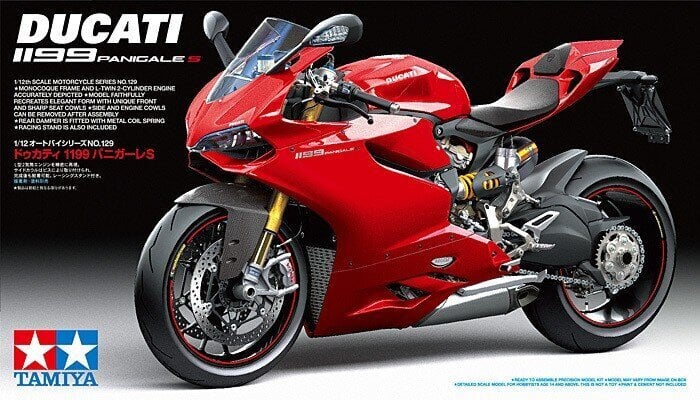 Tamiya - Ducati 1199 Panigale, 1/12, 14129 cena un informācija | Konstruktori | 220.lv