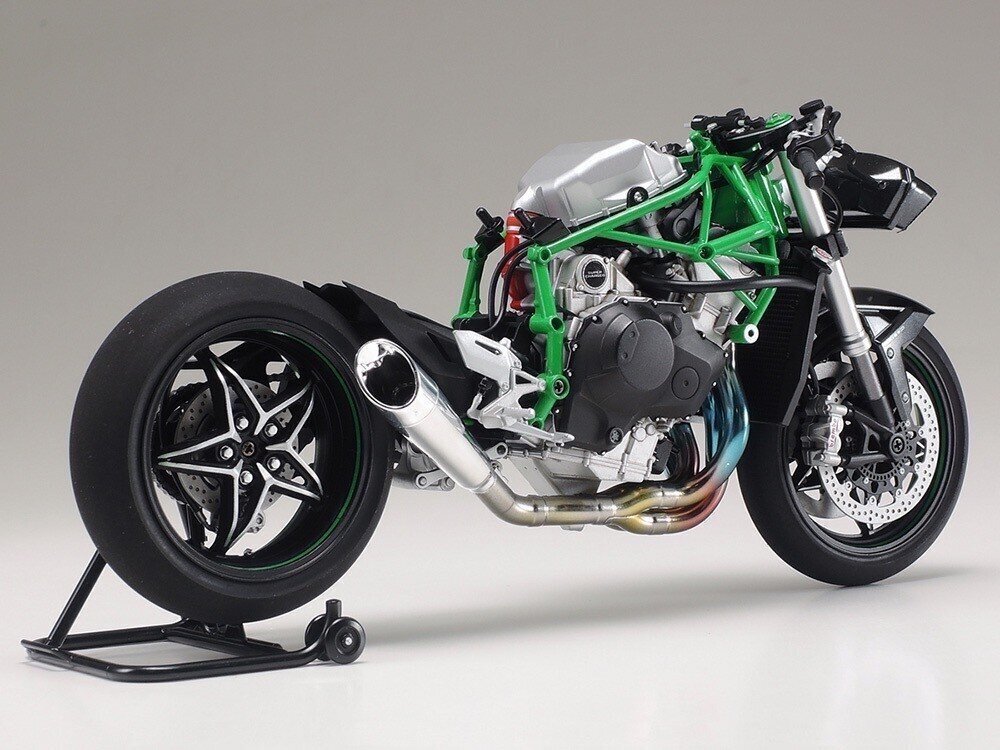 Tamiya - Kawasaki Ninja H2R, 1/12, 14131 cena un informācija | Konstruktori | 220.lv