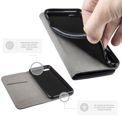 Перекидной чехол Moozy для iPhone 8 Plus, iPhone 7 Plus - Черный магнитный откидной футляр с держателем для карт и подставкой цена и информация | Чехлы для телефонов | 220.lv