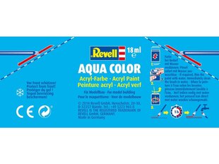 Водная краска Revell, Aqua Color, White, Gloss, 18 мл, 36104 цена и информация | Принадлежности для рисования, лепки | 220.lv