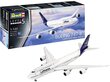 Revell - Boeing 747-8 Lufthansa "New Livery", 1/144, 03891 cena un informācija | Konstruktori | 220.lv