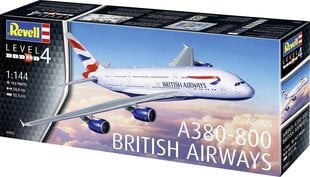 Revell - A380-800 British Airways, 1/144, 03922 cena un informācija | Revell Rotaļlietas, bērnu preces | 220.lv