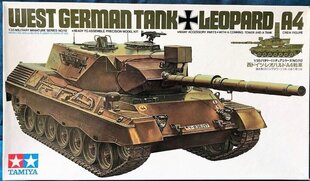 Tamiya - Westl German Leopard 1 A4 Tank, 1/35, 35112 cena un informācija | Konstruktori | 220.lv