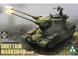 Пластиковая сборная модель Takom - British Air-defense Weapon System Chieft Chieftain Marksman SPAAG, 1/35, 2039 цена и информация | Kонструкторы | 220.lv