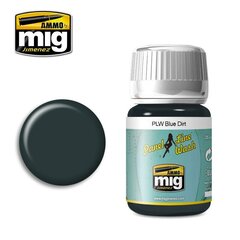 Краска, ammo mig - panel line wash blue dirt, 35ml, 1619 цена и информация | Принадлежности для рисования, лепки | 220.lv