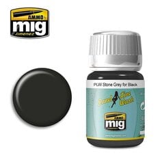 AMMO MIG - PANEL LINE WASH STONE GREY FOR BLACK, 35 ml, 1615 cena un informācija | Modelēšanas un zīmēšanas piederumi | 220.lv