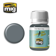 AMMO MIG - PANEL LINE WASH STORM GREY, 35 ml, 1609 cena un informācija | Modelēšanas un zīmēšanas piederumi | 220.lv