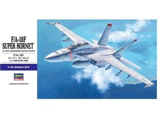 Пластиковая сборная модель Hasegawa - Boeing F/A-18F Super Hornet, 1/72, 00548 цена и информация | Конструкторы и кубики | 220.lv