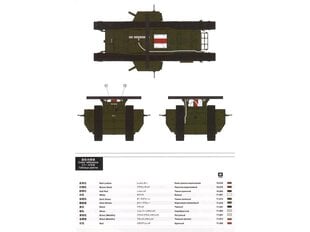 Пластиковая сборная модель Meng Model - British Heavy Tank Mk.V Male, 1/35, TS-020 цена и информация | Kонструкторы | 220.lv