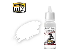 AMMO MIG - WHITE FOR FIGURES, 17ml. F501 cena un informācija | Modelēšanas un zīmēšanas piederumi | 220.lv