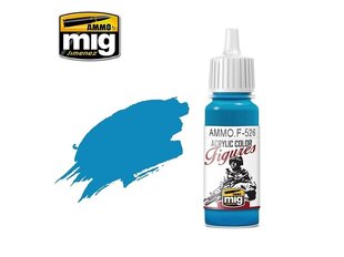 Акриловая краска на водной основе AMMO MIG, синяя, 17 мл цена и информация | Принадлежности для рисования, лепки | 220.lv