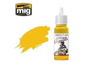 AMMO MIG - PURE YELLOW, 17ml. F529 cena un informācija | Modelēšanas un zīmēšanas piederumi | 220.lv