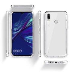 Moozy triecienizturīgs silikona telefona apvalks saderīgs ar Huawei P Smart 2019, Honor 10 Lite – caurspīdīgs vāciņš ar papildus stūru aizsardzību цена и информация | Чехлы для телефонов | 220.lv